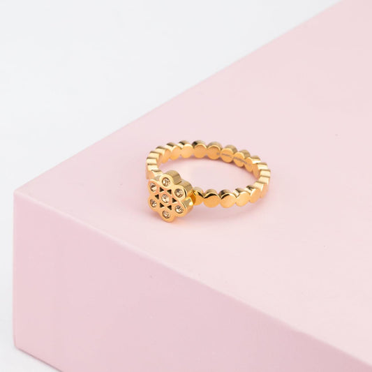 Melano Twisted Full Bloom Ring Set - melanojewelry