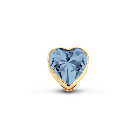 Melano Twisted Heart Steentje - melanojewelry