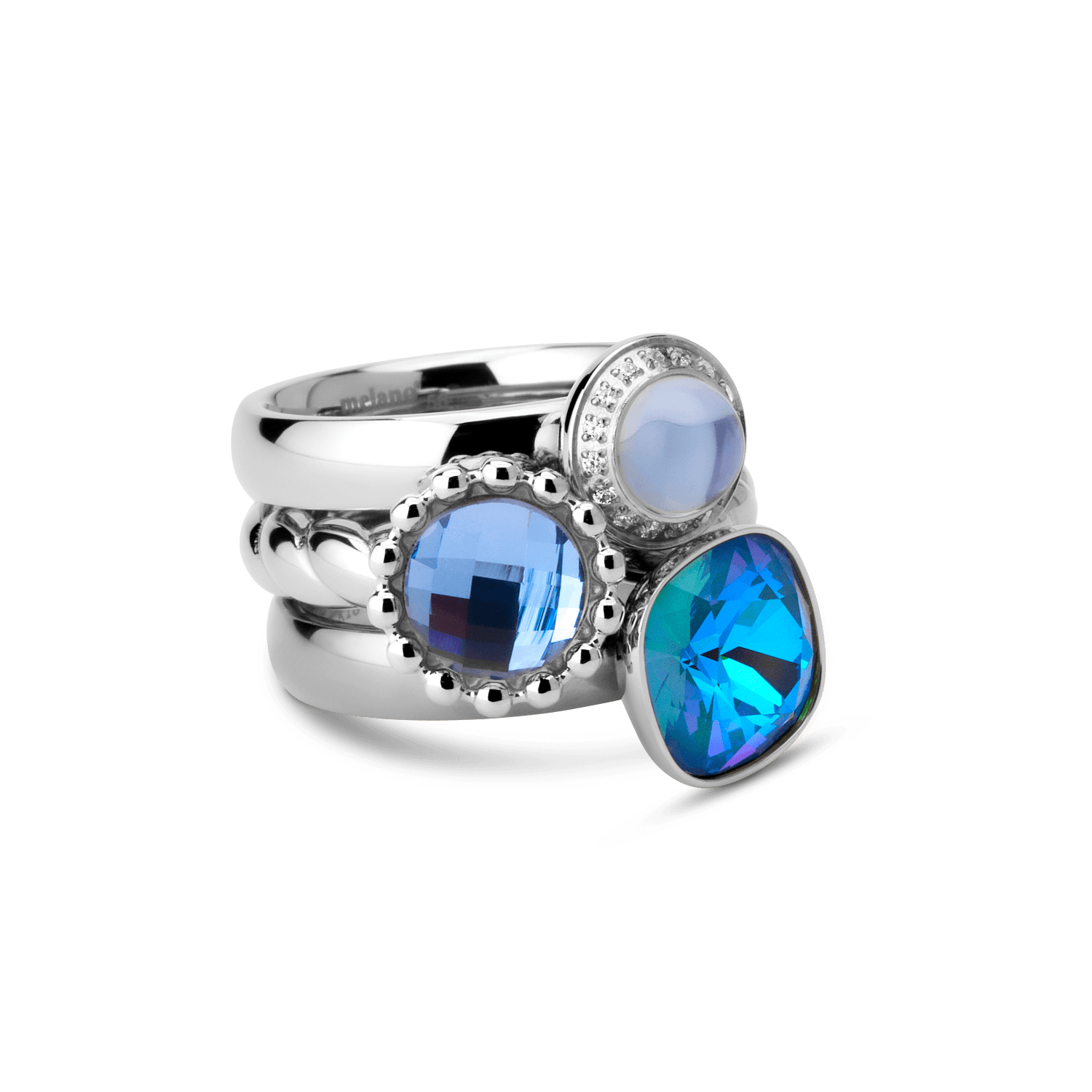 Melano Twisted Spring Break Ringen Set - melanojewelry