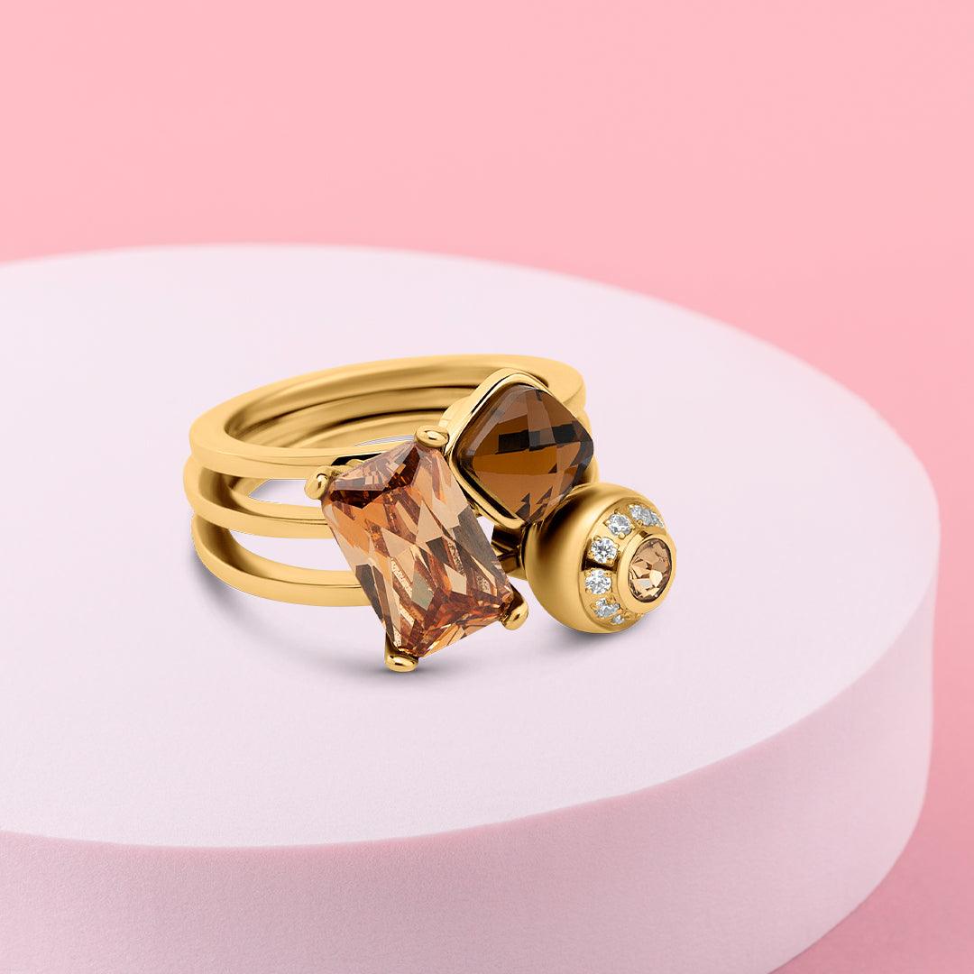 Tangrazian Ringen Melano Twisted Whole Lotta Donut Ringen Set | Melano Jewelry